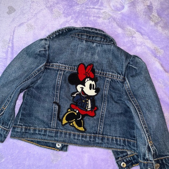 babyGap | Disney Minnie Mouse Icon Denim Jacket - Picture 3 of 5